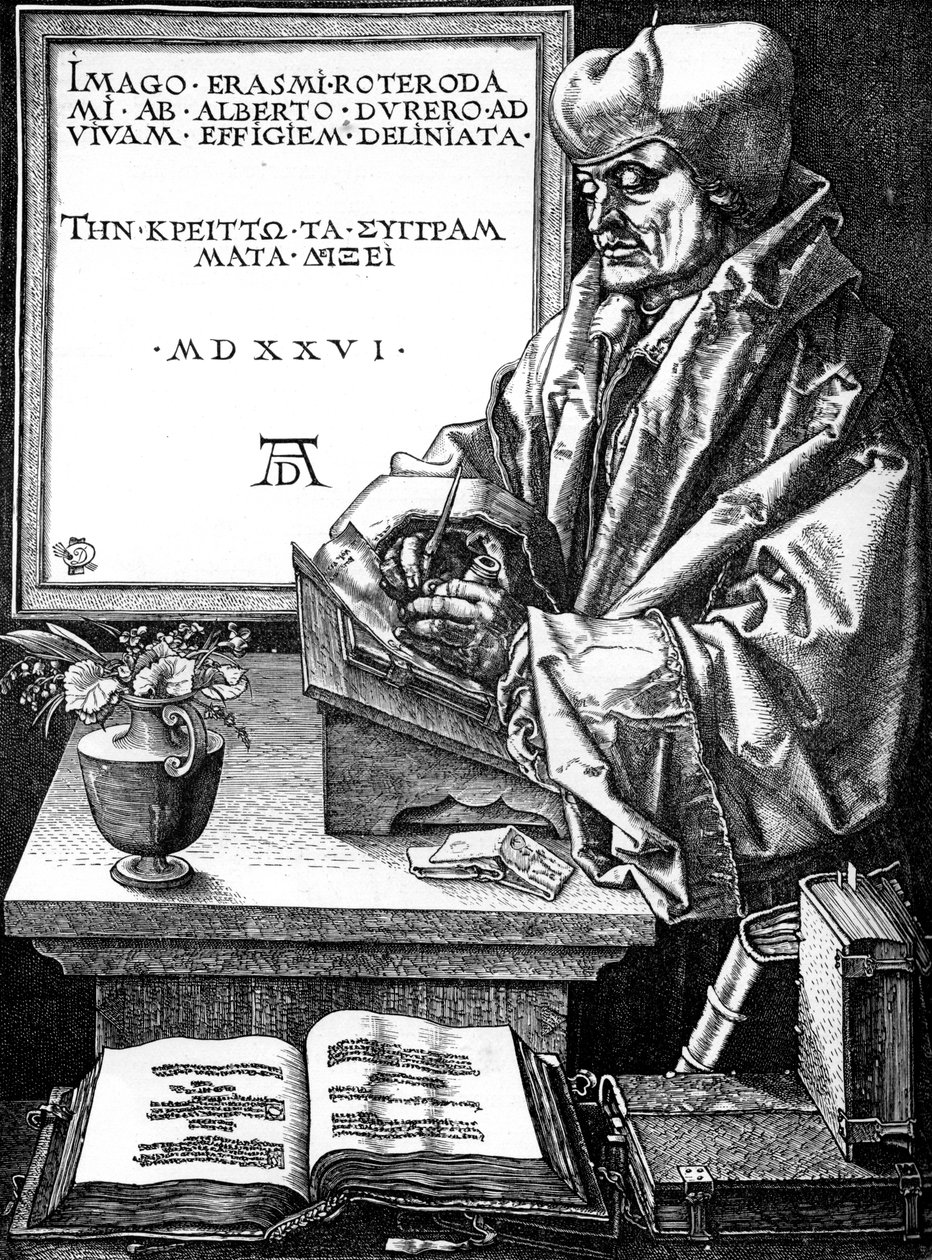 Desiderius Erasmus, holenderski pisarz, uczony i humanista, 1893 autorstwa Unbekannt