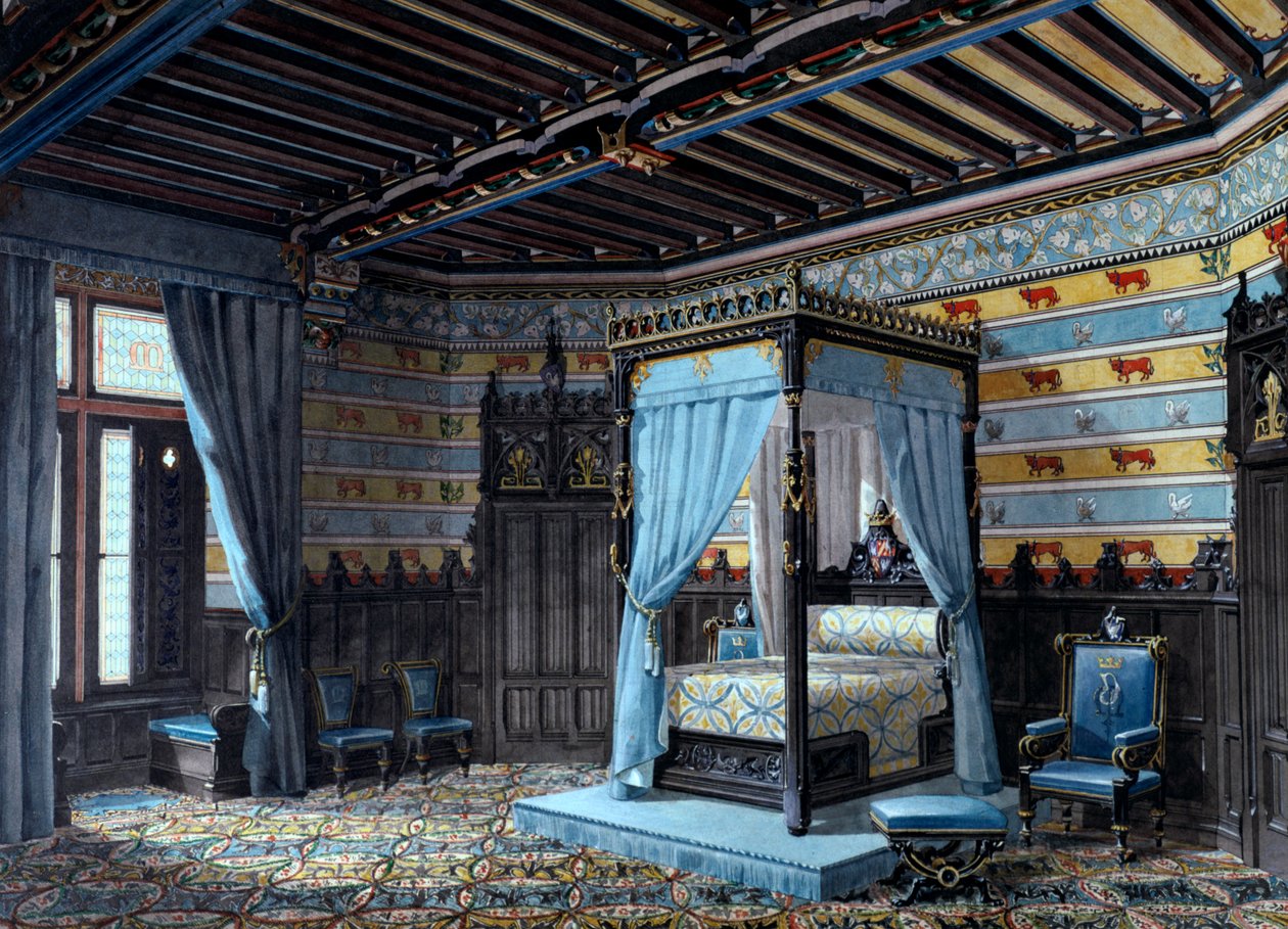 Projekt wnętrza, 1868 autorstwa Unbekannt