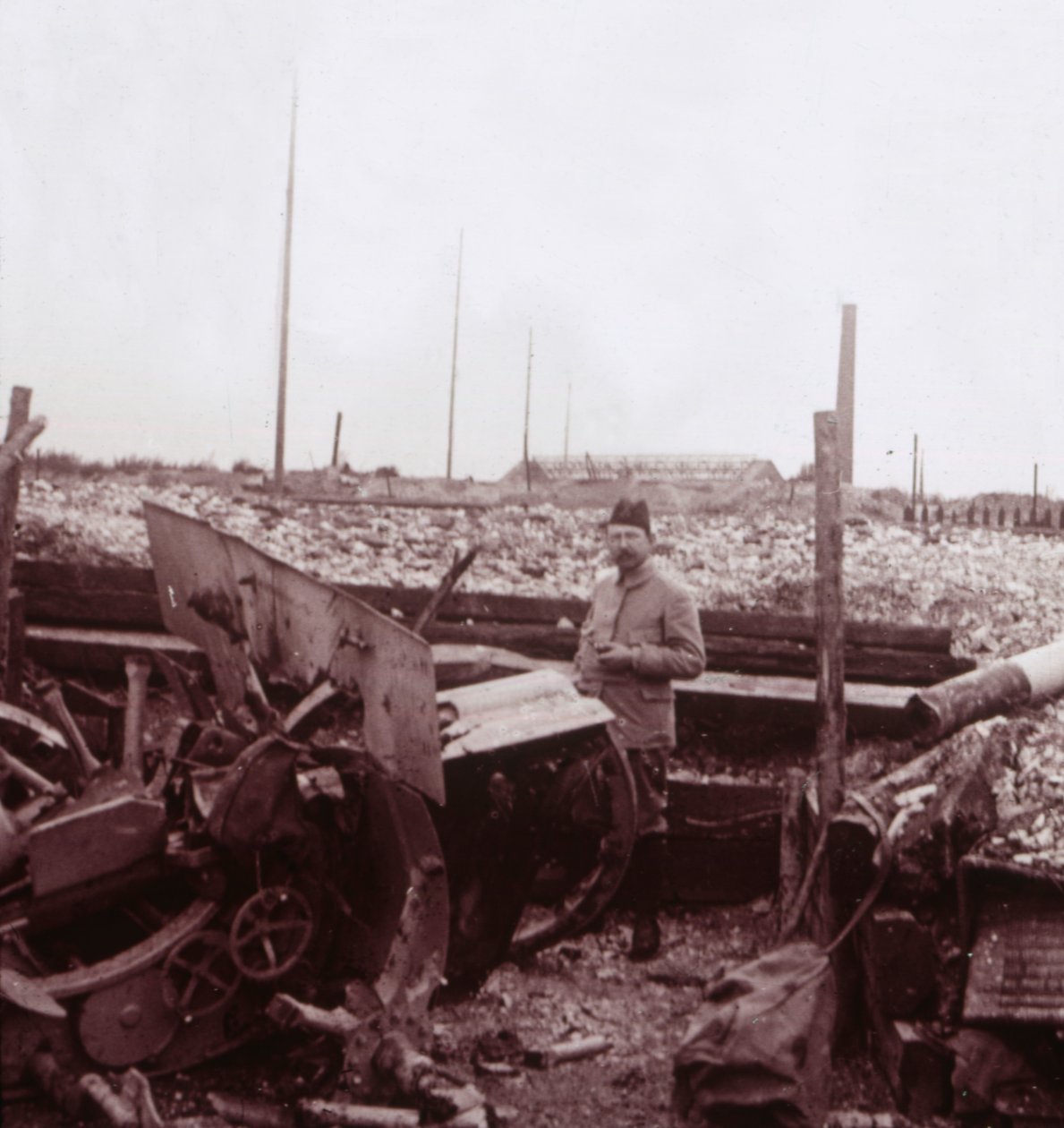 Zniszczenie, Carency, północna Francja, c1914-c1918. autorstwa Unbekannt