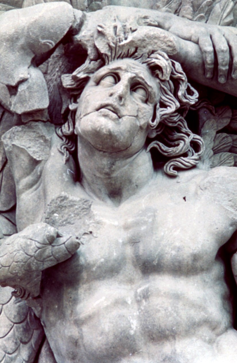 Fragment Wielkiego Fryzu Ołtarza Pergamońskiego, 180-159 pne autorstwa Unbekannt