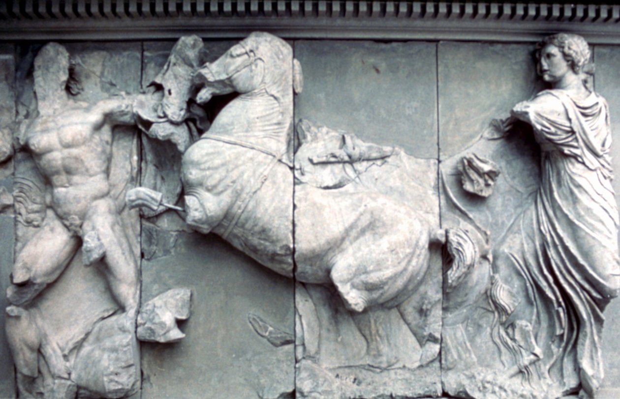 Fragment Wielkiego Fryzu Ołtarza Pergamońskiego, 180-159 pne autorstwa Unbekannt