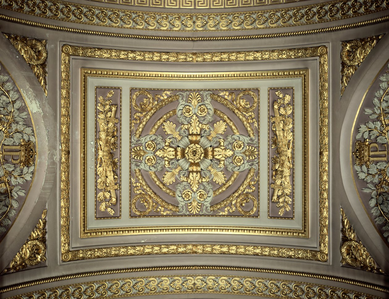 Detal kopuły, Galerie des Batailles, Galeria Bitew, Zamek w Wersalu, Francja autorstwa Unbekannt