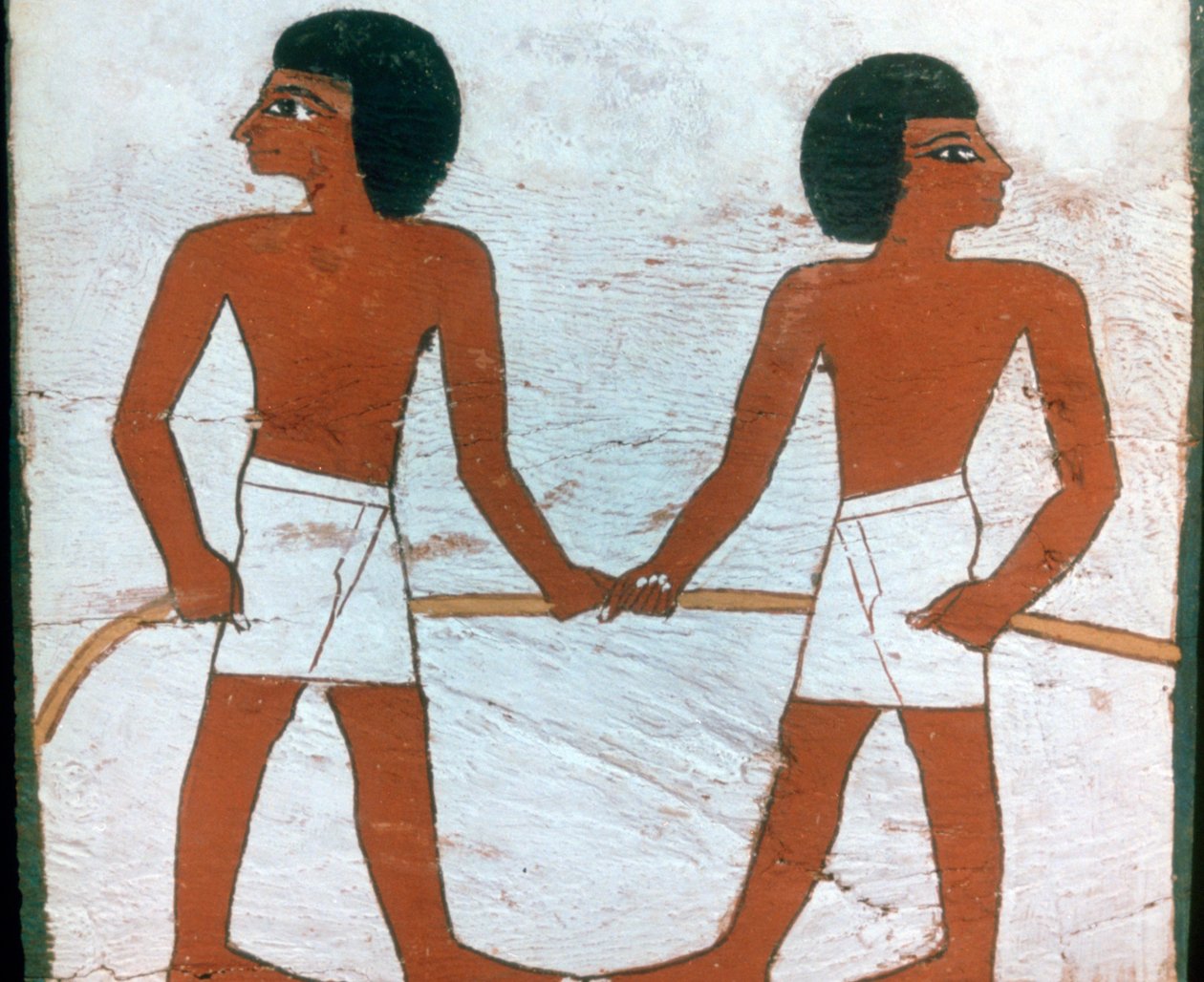 Fragment dekoracji sarkofagu Pani Madji, XVIII dynastia autorstwa Unbekannt