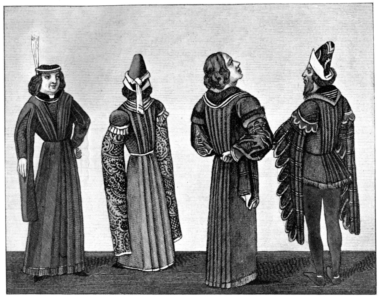 Rozwój rękawa, XV wiek, 1910 autorstwa Unbekannt