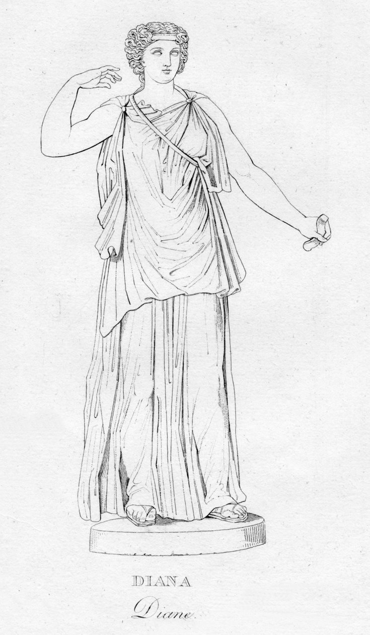 Diana Diane, ok. 1850 r autorstwa Unbekannt