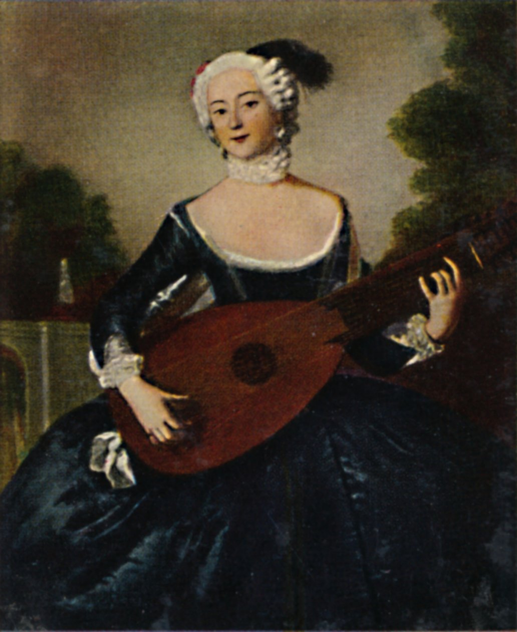 Ulubiona siostra Friedr. D. gr. 1709-1758. - Obraz Pesne, 1934. autorstwa Unbekannt
