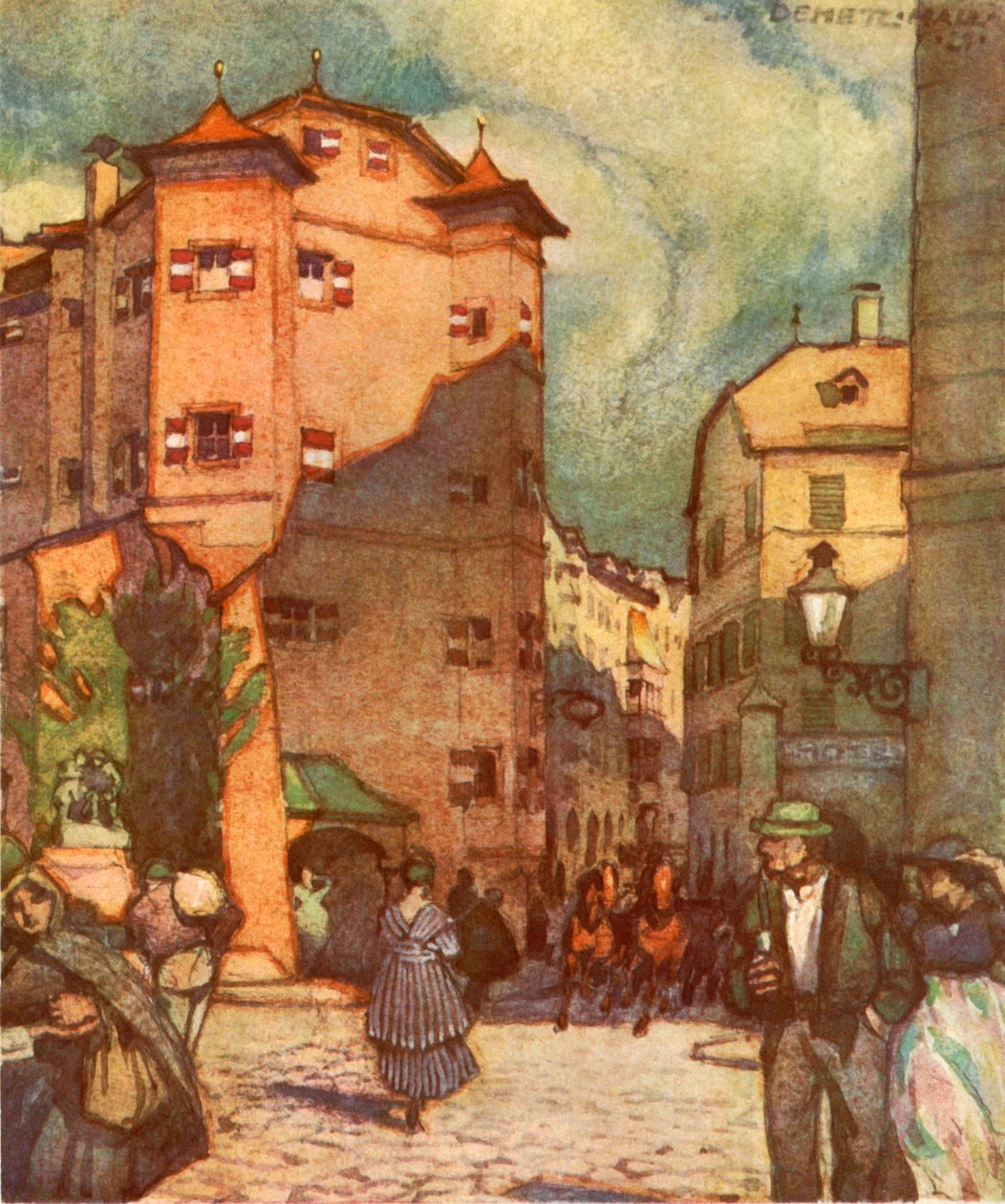 Die Ottoburg, Ottoburg, ok. 1929. autorstwa Unbekannt