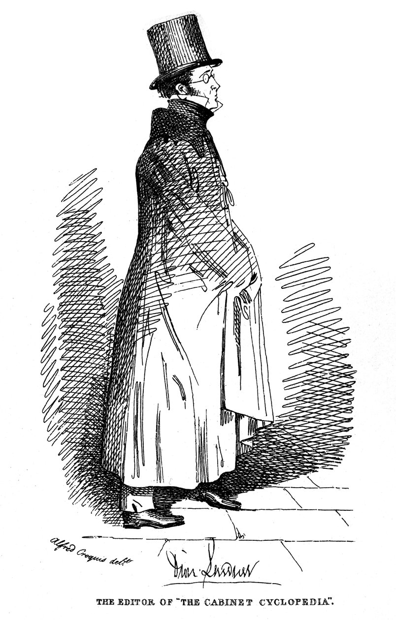 Dionysius Lardner, urodzony w Irlandii pisarz naukowy, 1835 autorstwa Unbekannt