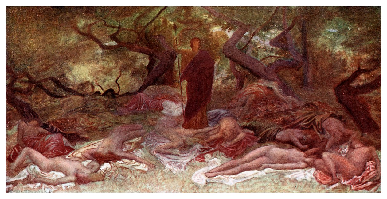 Dionizos i Menady, 1901 autorstwa Unbekannt