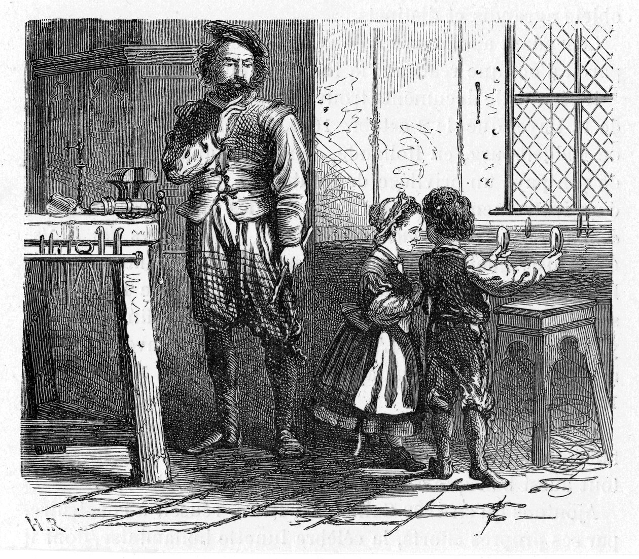 Odkrycie zasady działania teleskopu, XVII wiek 1863 autorstwa Unbekannt