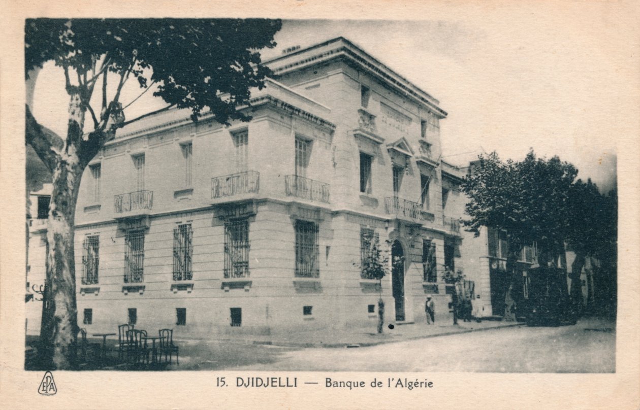 Djidjelli - Bank Algierii, c1940 autorstwa Unbekannt