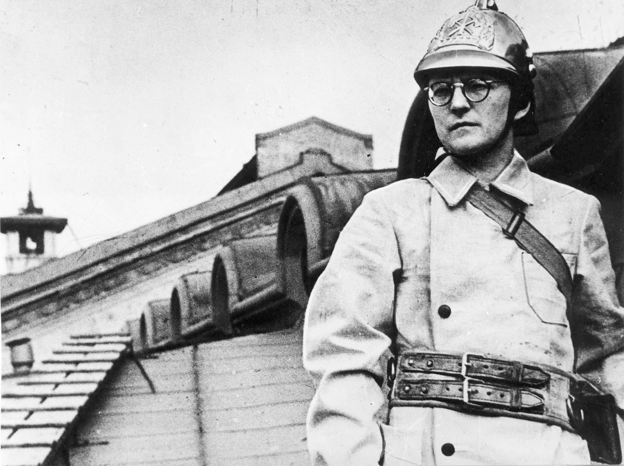 Dymitr Szostakowicz, rosyjski kompozytor, podczas oblężenia Leningradu, ZSRR, II wojna światowa, 1941 autorstwa Unbekannt