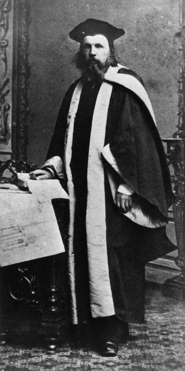 Dymitr Iwanowicz Mendelejew, rosyjski chemik, od 1860 autorstwa Unbekannt
