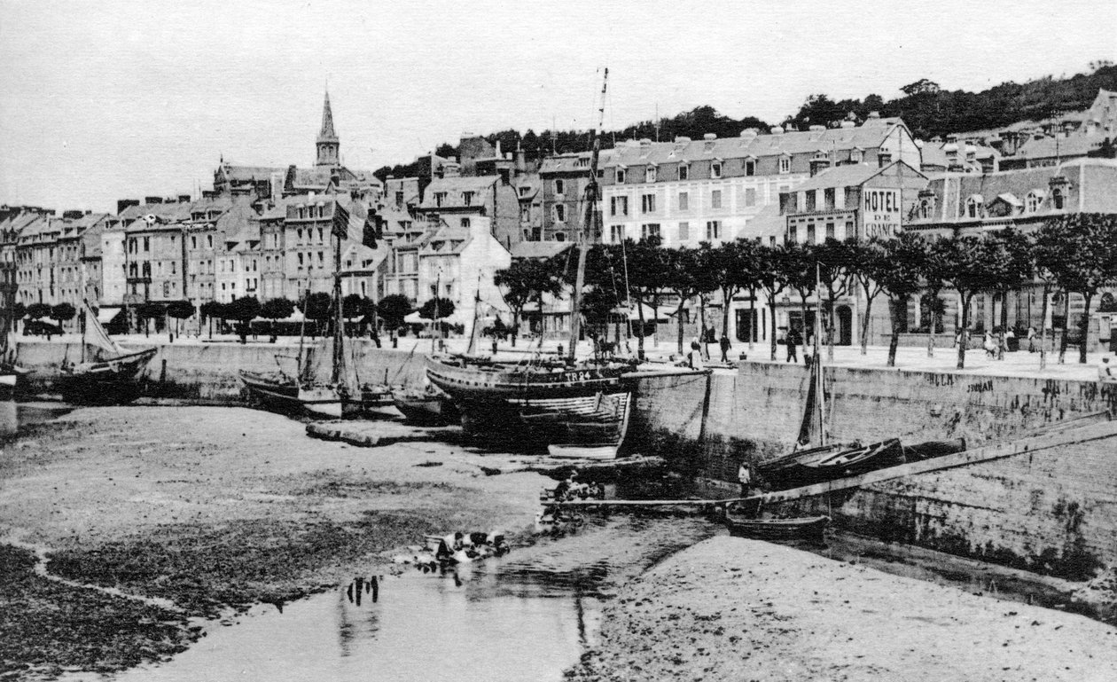 Dockside, Trouville, Francja, ok. 1920 r. autorstwa Unbekannt