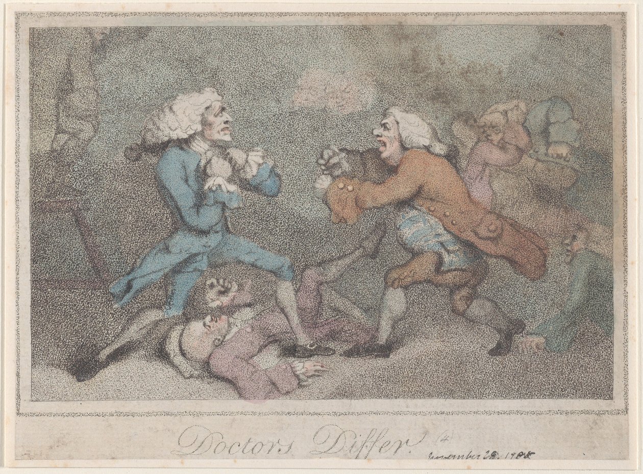Doctors Differ, 28 listopada 1785., 28 listopada 1785. autorstwa Unbekannt