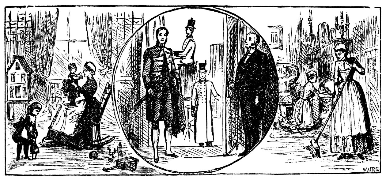Służba domowa, 1901 autorstwa Unbekannt