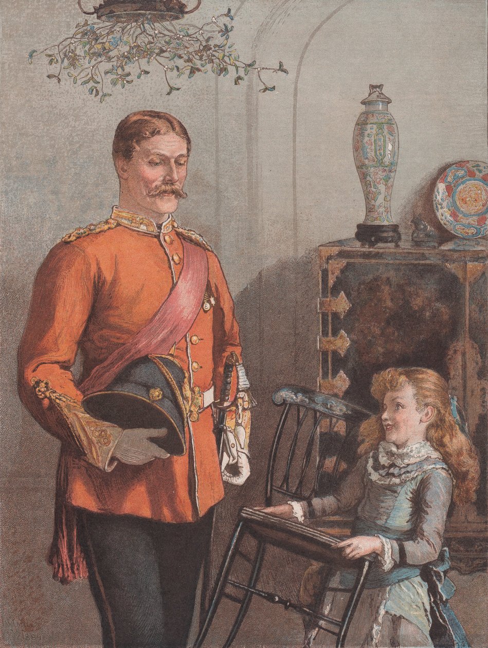 Nie ruszaj się, z The Graphic Christmas Number, 1 grudnia 1884. autorstwa Unbekannt