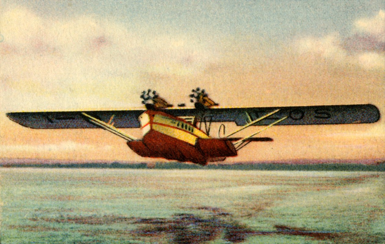 Latająca łódź Dornier Superwal, lata 20., 1932. autorstwa Unbekannt