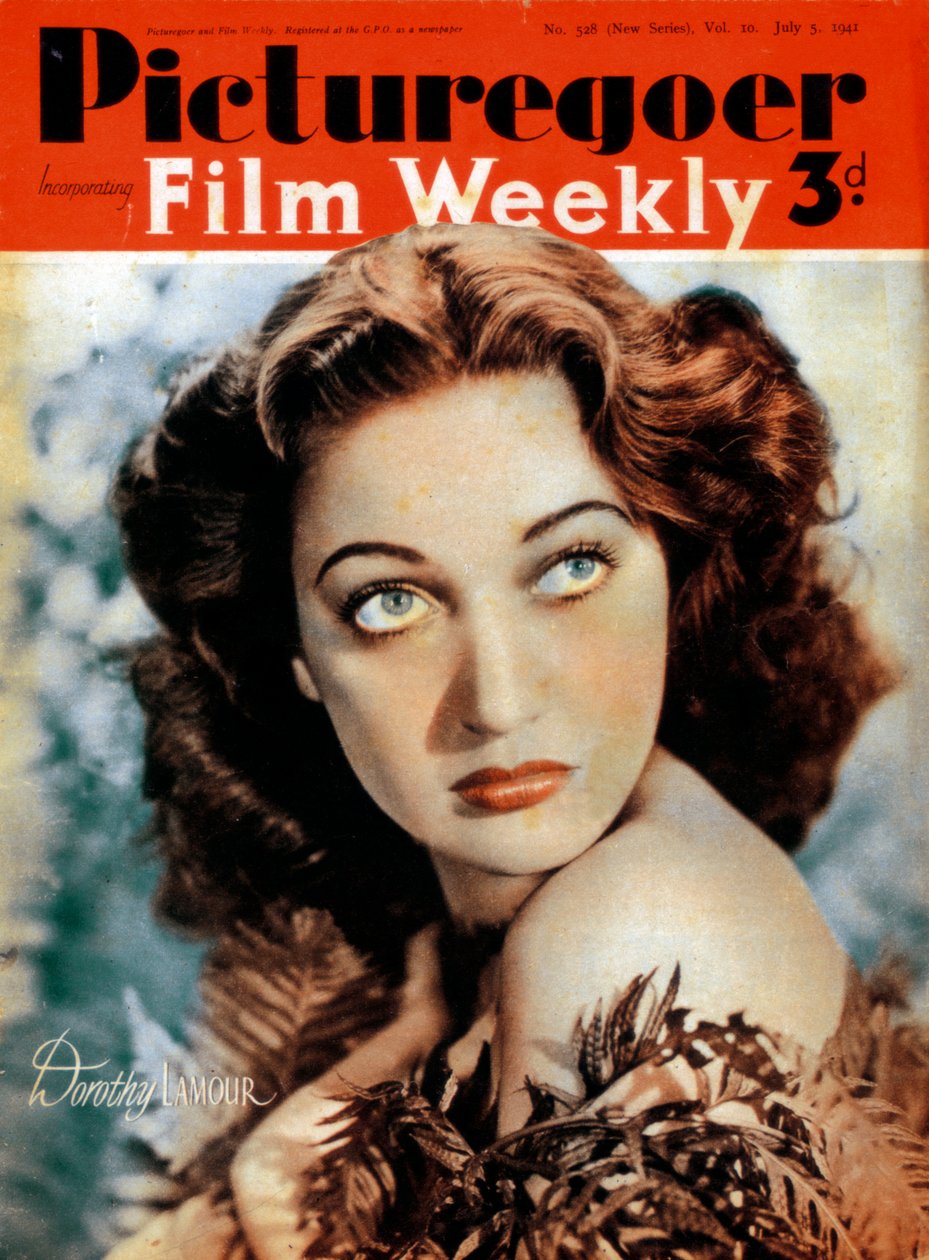 Dorothy Lamour 1914-1996, amerykańska aktorka, 1941 autorstwa Unbekannt