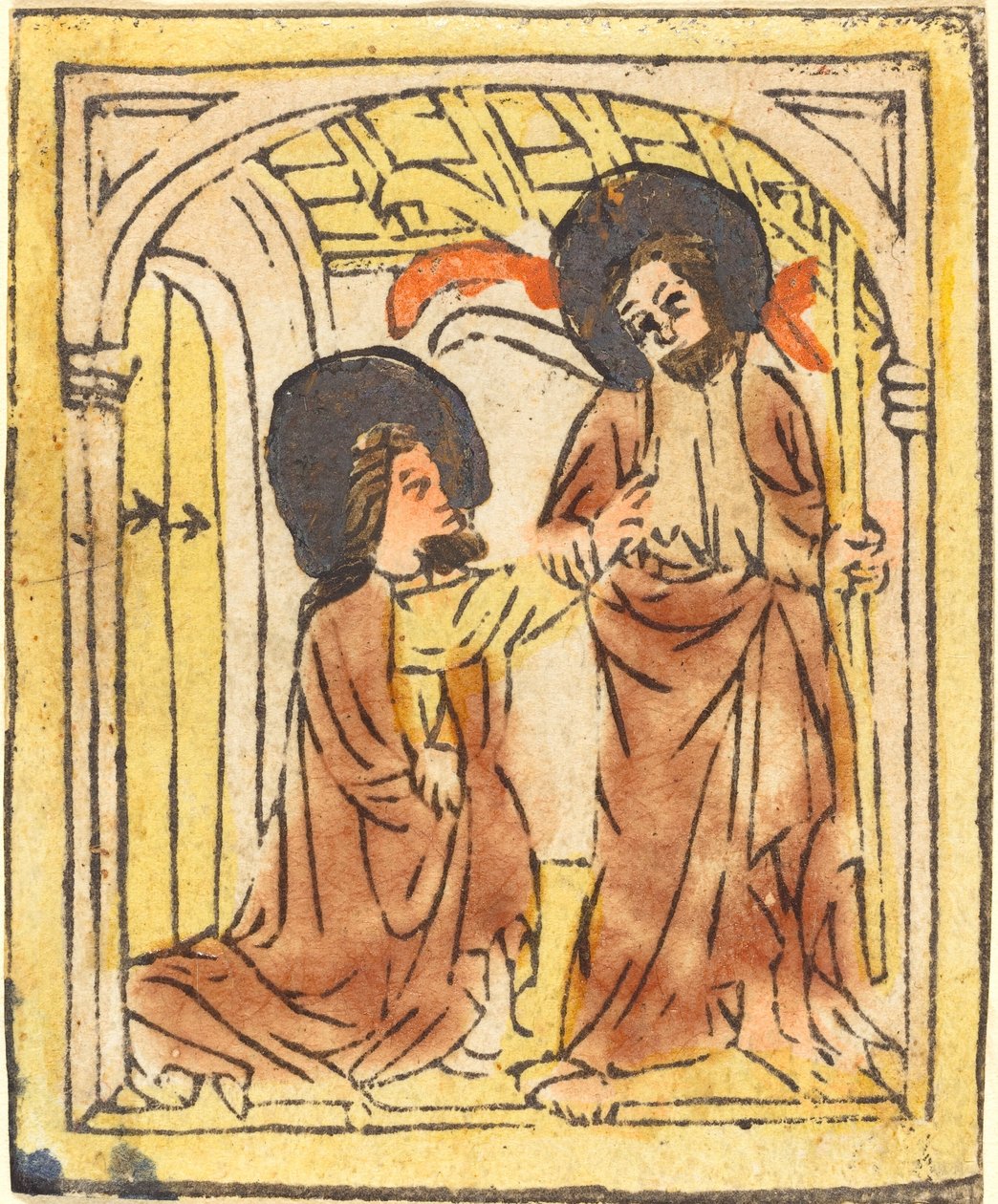 Wątpiący Tomasz, c. 1460. autorstwa Unbekannt