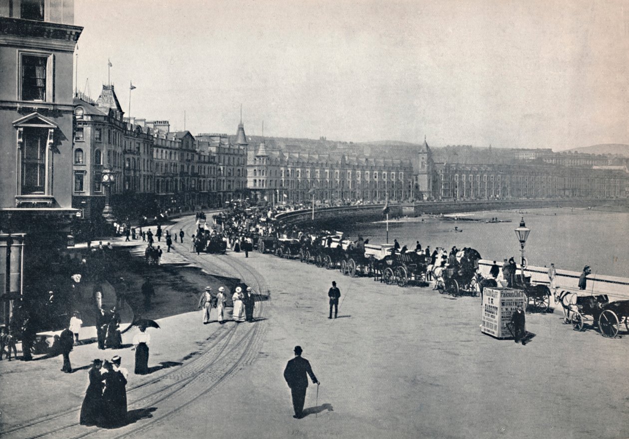 Douglas - Widok ogólny promenady, 1895 autorstwa Unbekannt