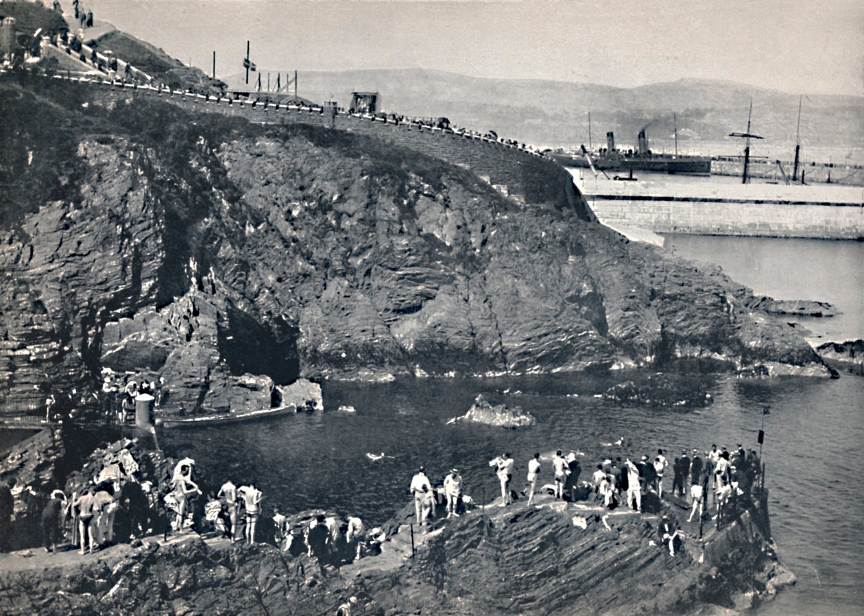 Douglas – Kąpielisko w Port Skillion, 1895 autorstwa Unbekannt