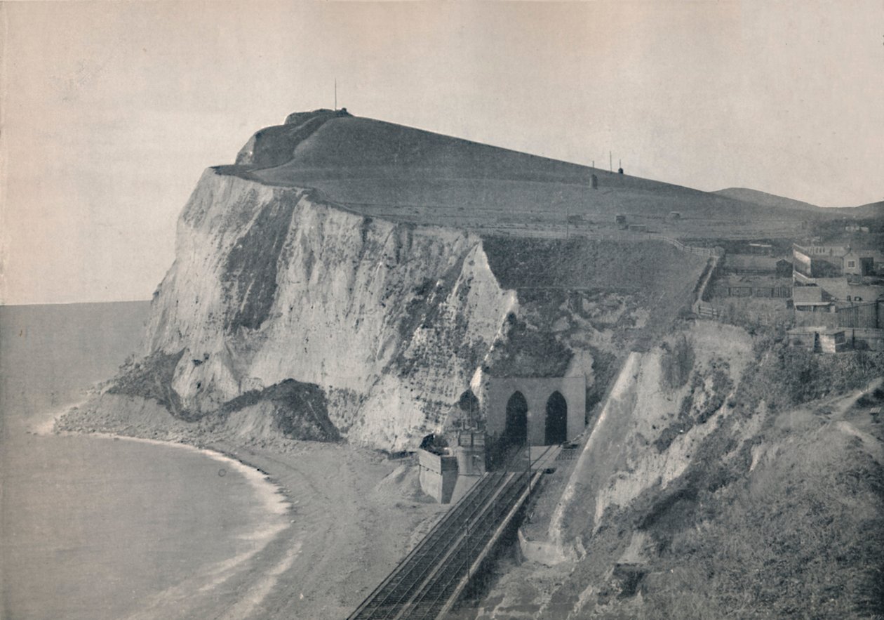 Dover - Tunel w klifie Szekspira, 1895 autorstwa Unbekannt