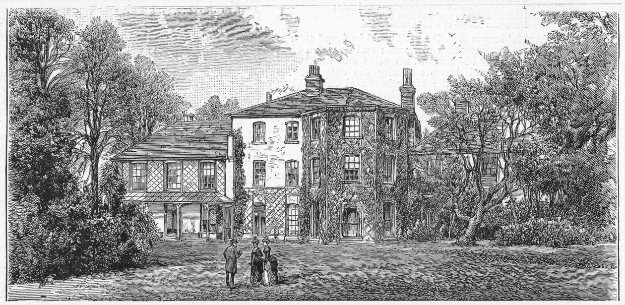Down House, niedaleko Beckenham, Kent, 1887 autorstwa Unbekannt