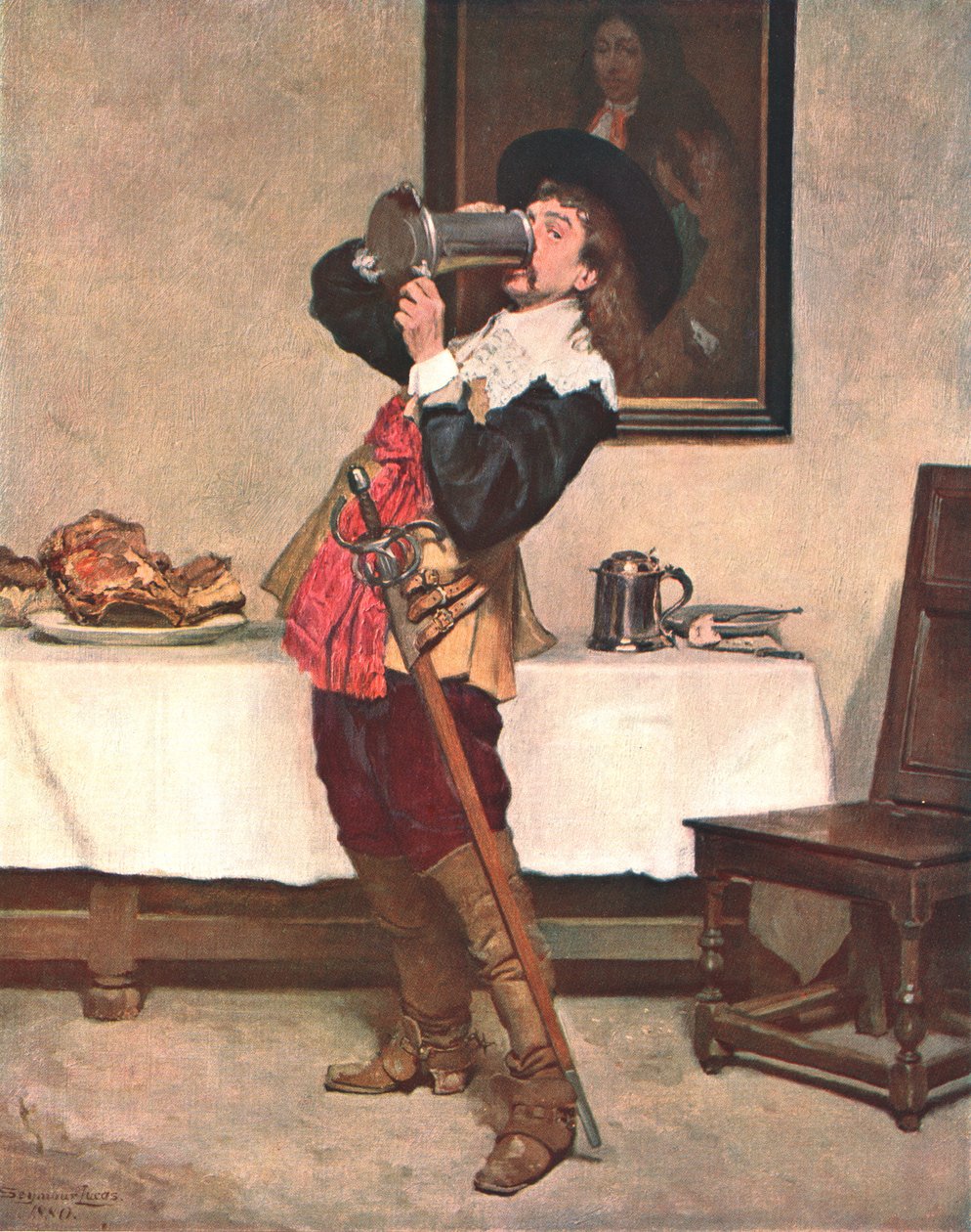 Down to the Dregs, 1880, c1902. autorstwa Unbekannt