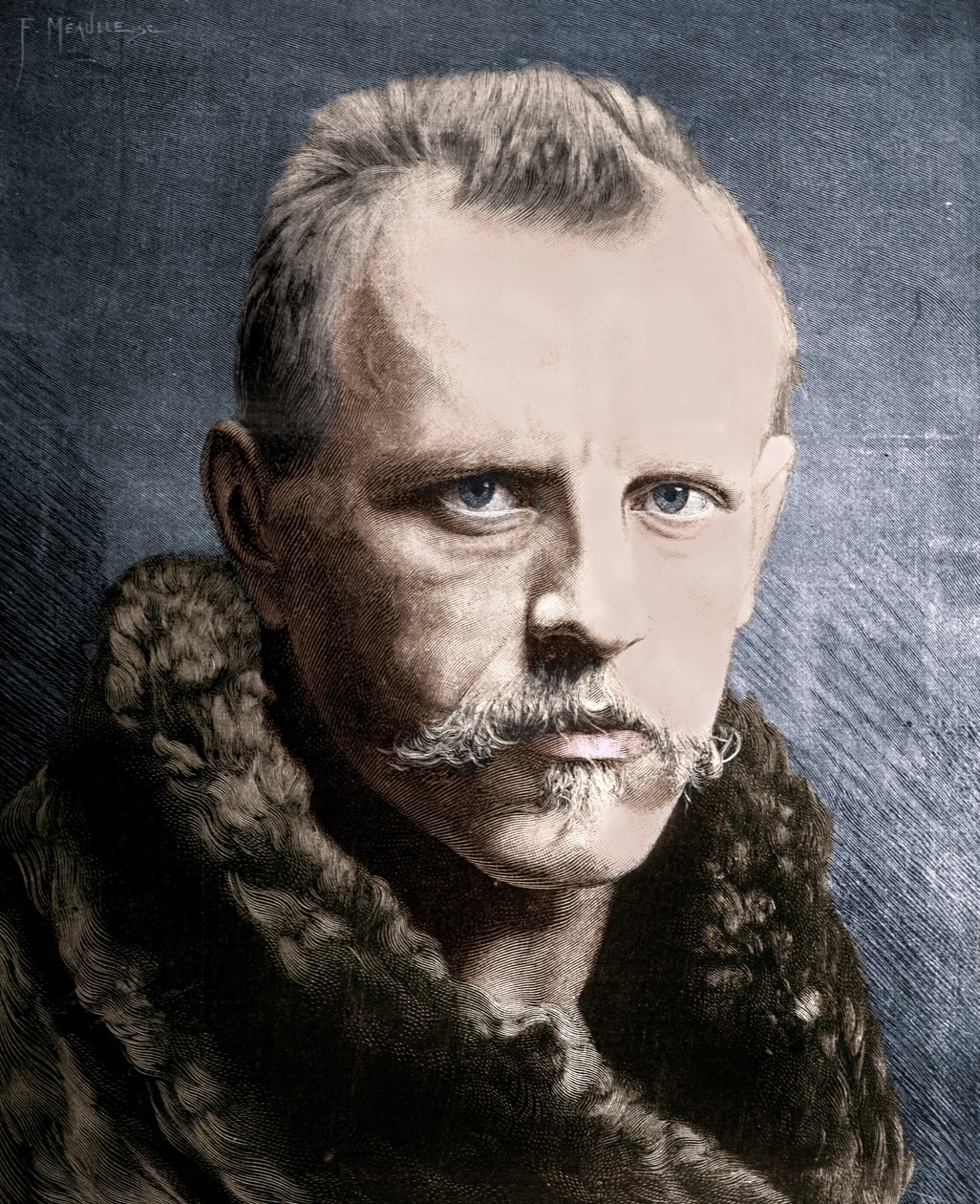 Dr Fridtjof Nansen, norweski badacz Arktyki, 1893 autorstwa Unbekannt