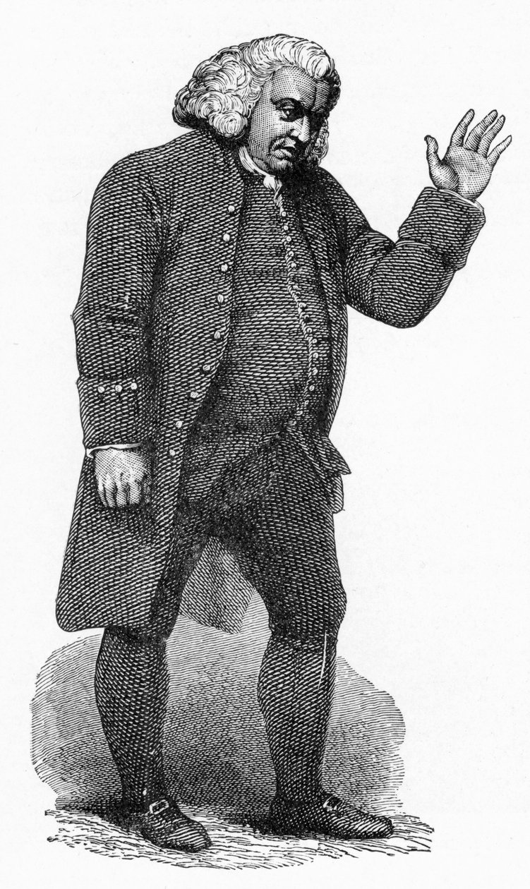 Dr Johnson, angielski literat, ok. 1780 autorstwa Unbekannt