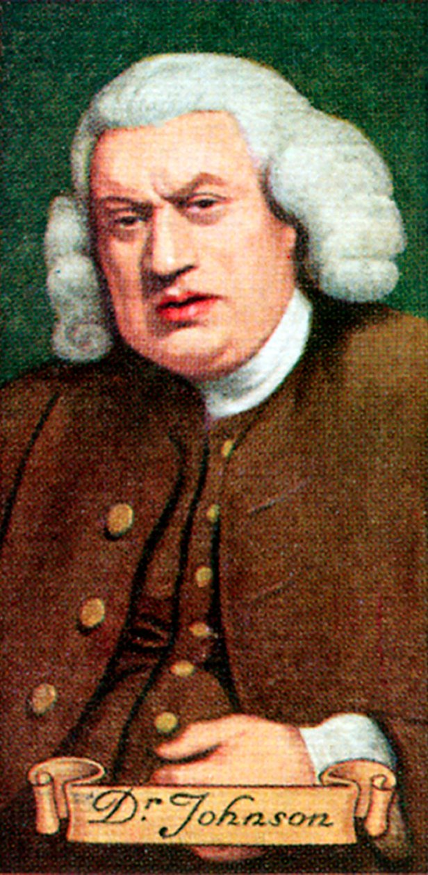 Dr Johnson, wzięty z serii kart z papierosami, 1935 autorstwa Unbekannt
