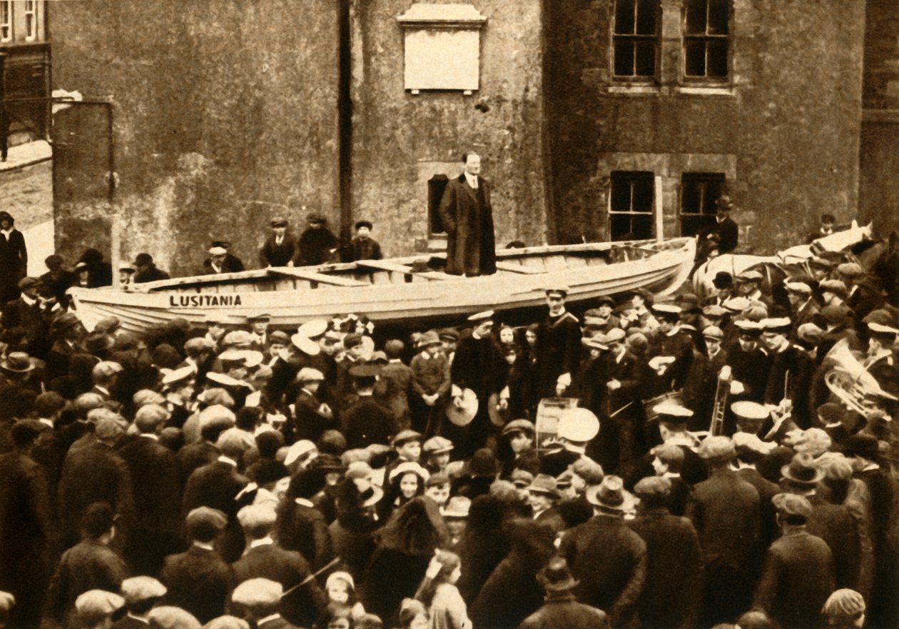 Dr Macaura... zwracając się do wiecu rekrutacyjnego, c1915, 1933. autorstwa Unbekannt