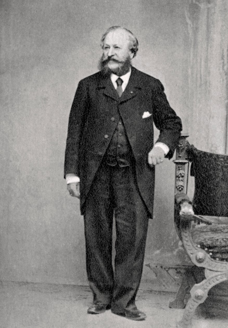 Dr TW Evans, amerykański dentysta i biograf Napoleona III, XIX wiek autorstwa Unbekannt