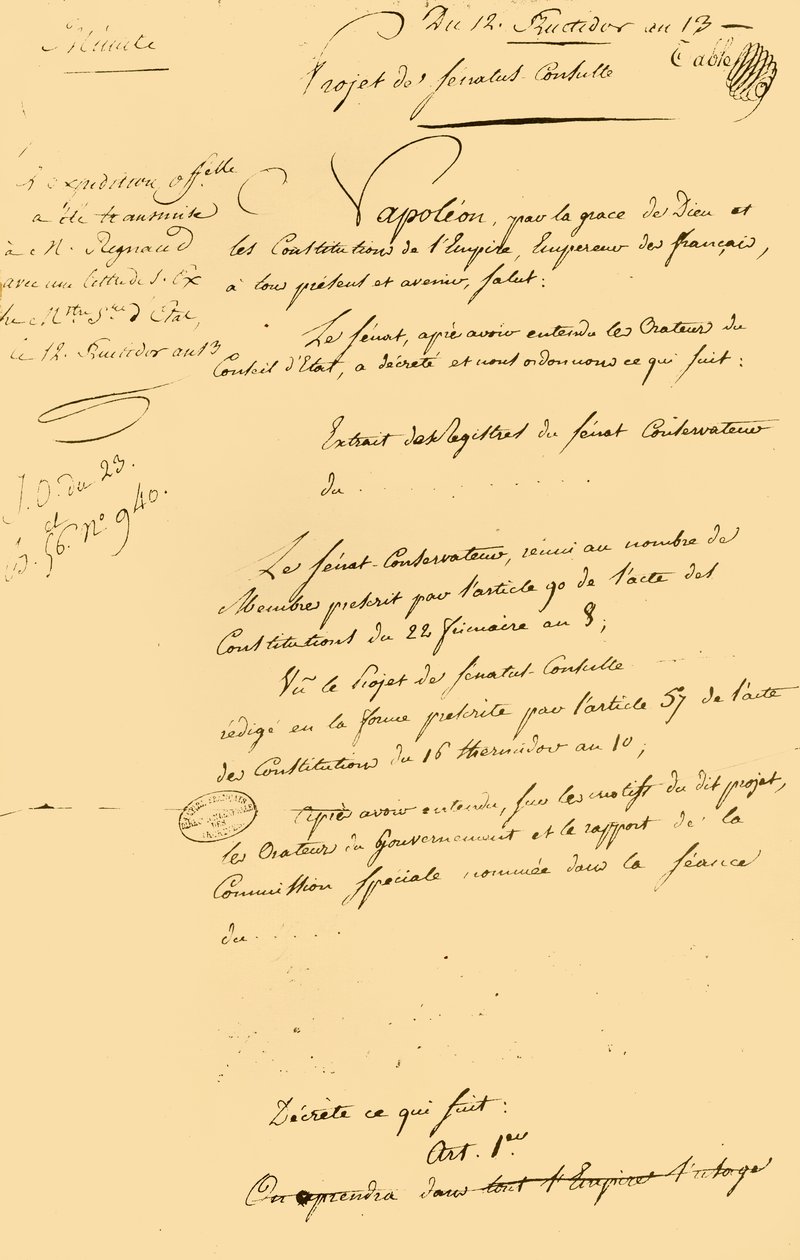 Projekt...przywrócenia kalendarza gregoriańskiego, 29 sierpnia 1805, 1921. autorstwa Unbekannt