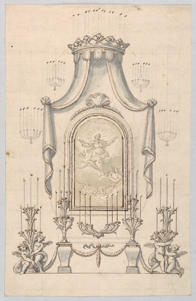 Rysunek (Włochy), ca. 1775 autorstwa Unbekannt
