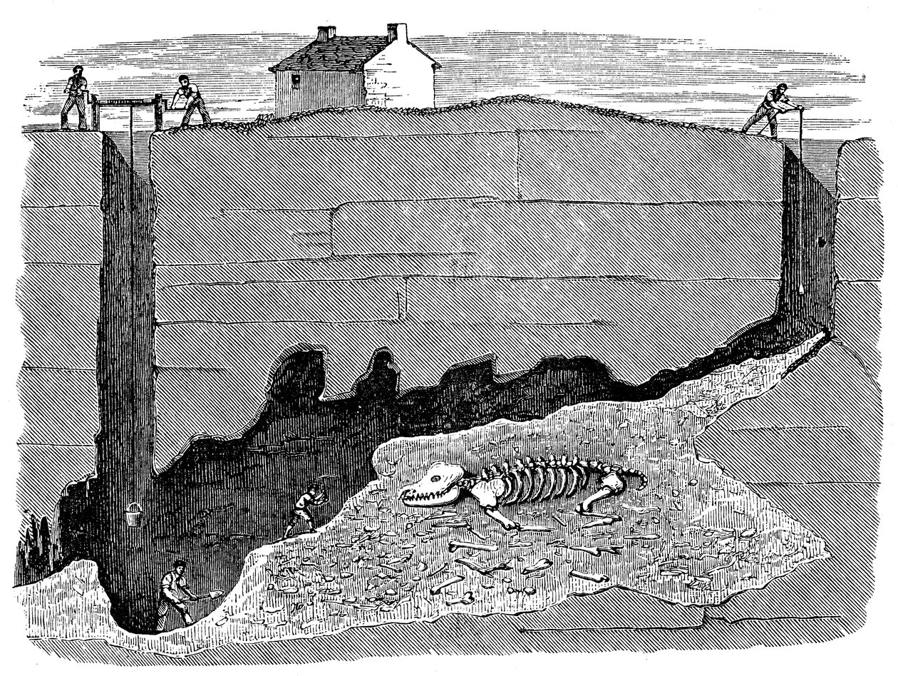 Dream Lead Mine, niedaleko Wirksworth, Derbyshire, 1881 autorstwa Unbekannt