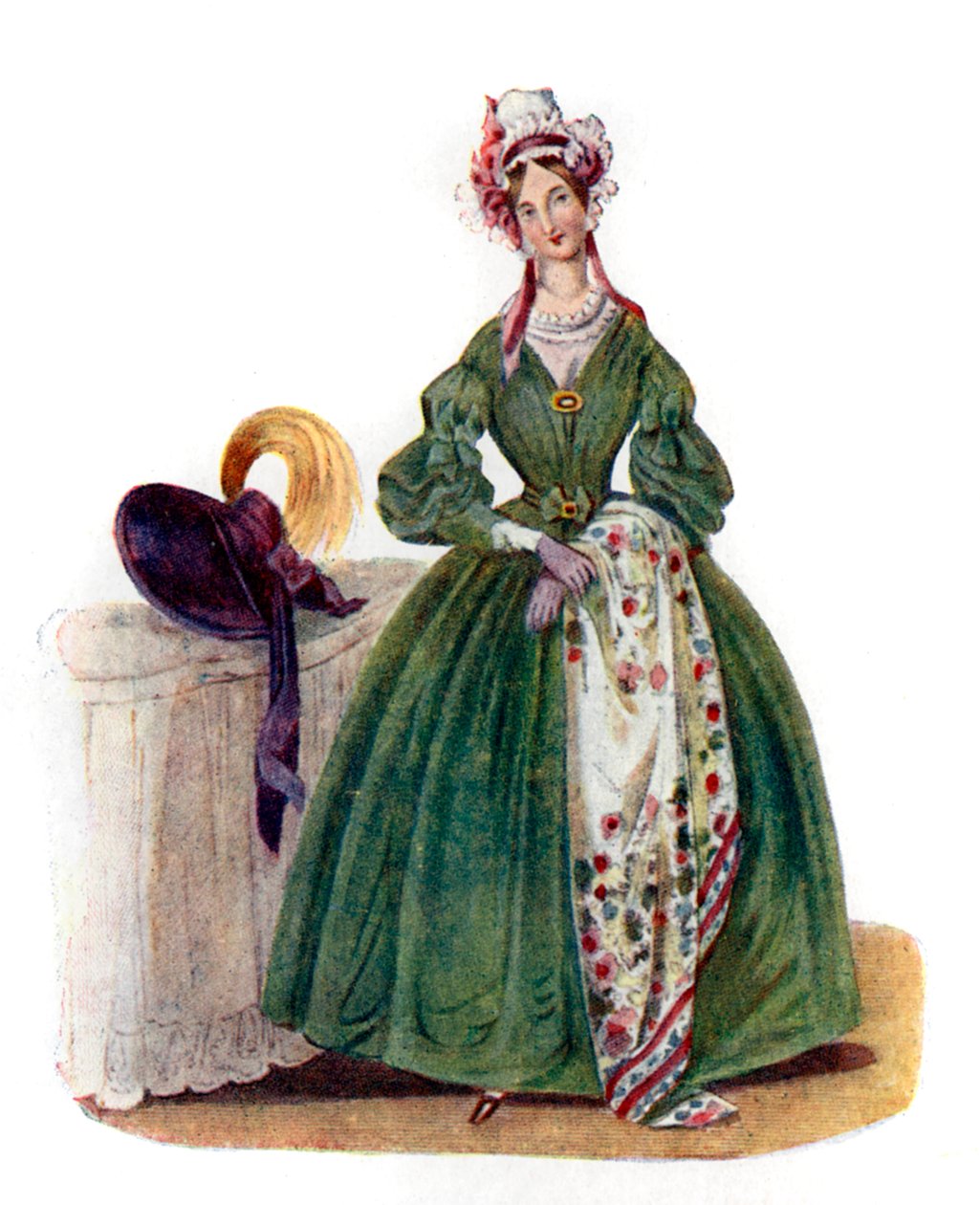 Sukienka bez zdobień, 1836, 1904 autorstwa Unbekannt