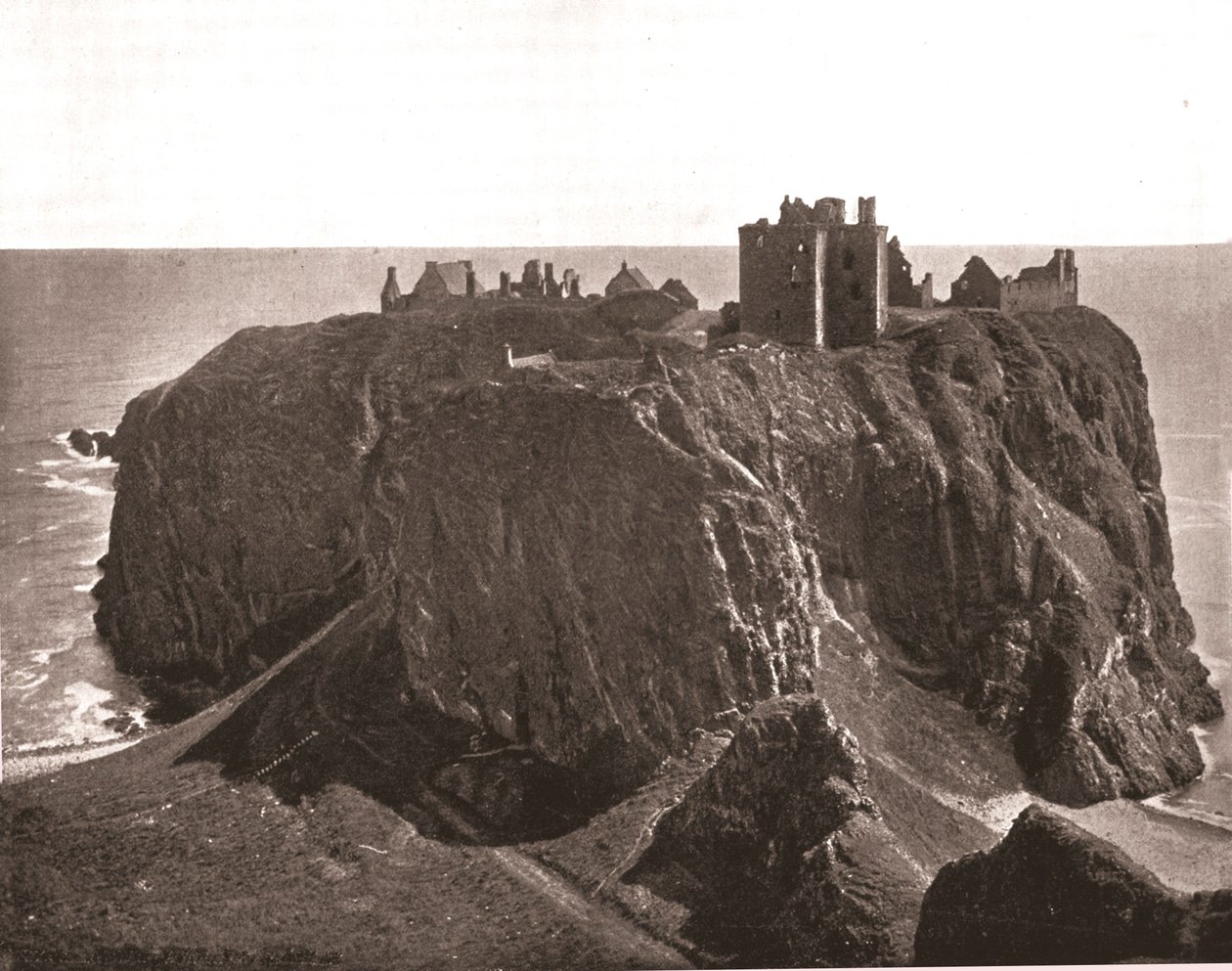 Zamek Dunnottar, Stonehaven, Szkocja, 1894. autorstwa Unbekannt