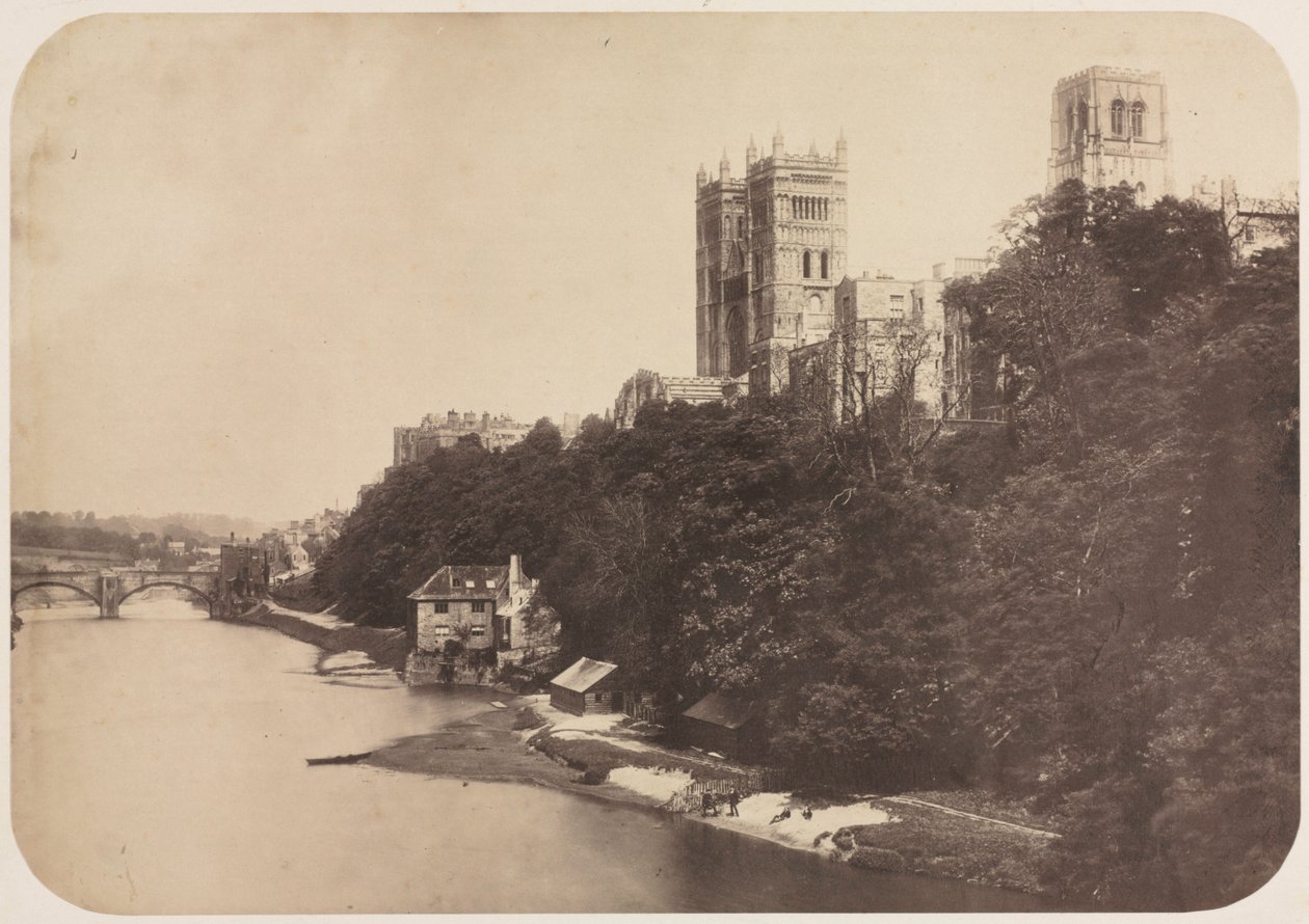 Katedra w Durham, 1858. autorstwa Unbekannt