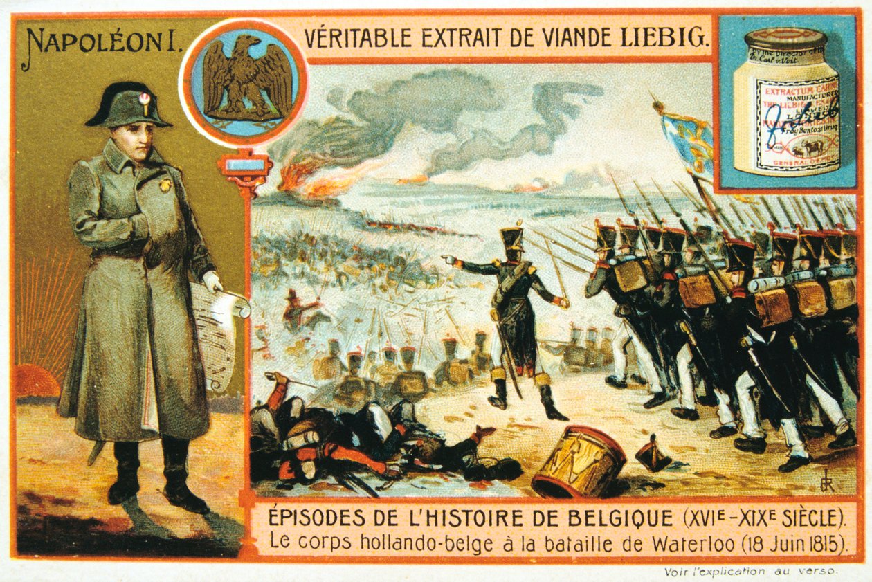 Wojska holendersko-belgijskie w bitwie pod Waterloo, 1815, koniec XIX wieku autorstwa Unbekannt