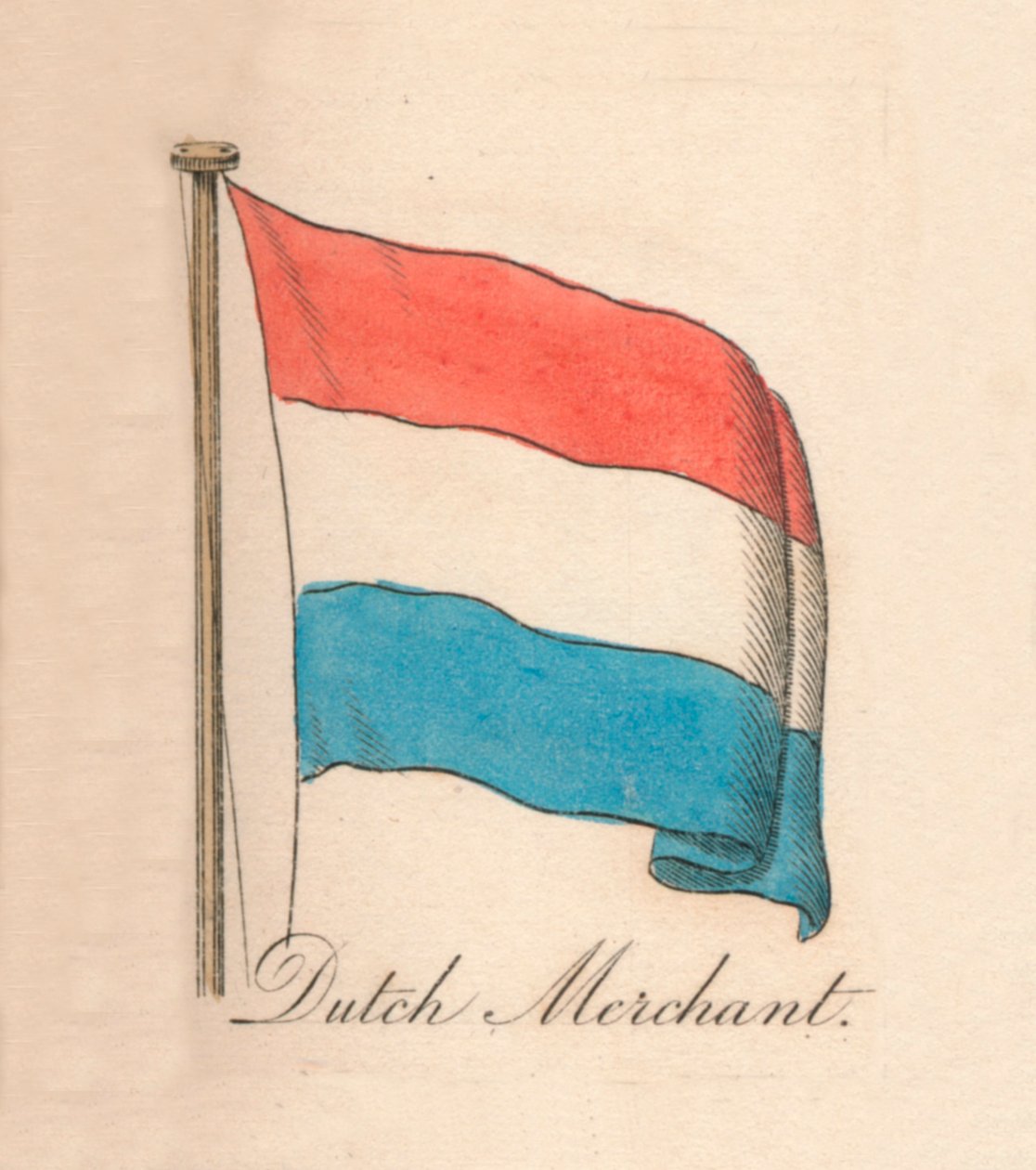 Kupiec holenderski, 1838 autorstwa Unbekannt