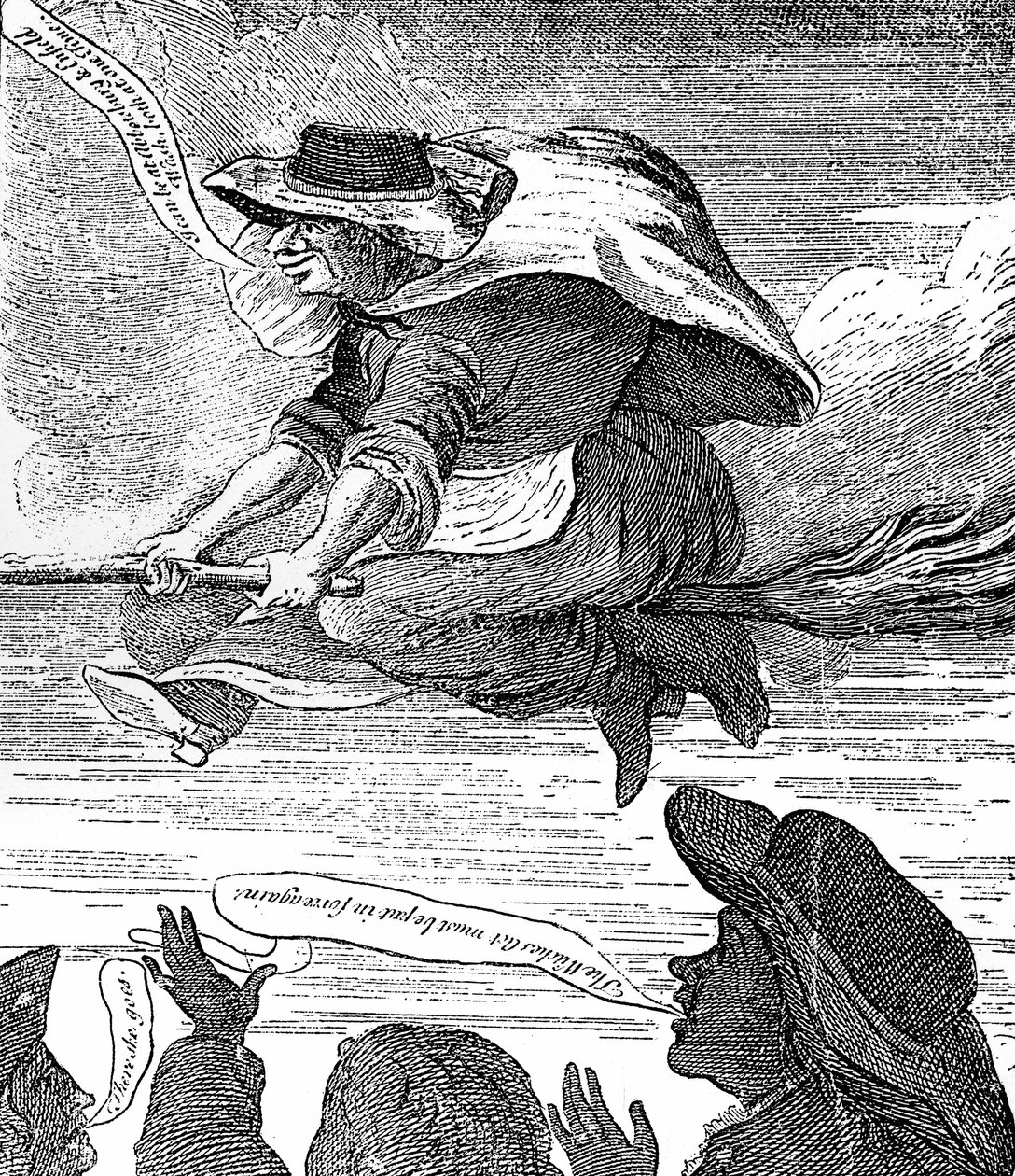 E Canning usprawiedliwiony lub Pan S-sy Cyganów Ucieczka do Enfield Wash, c1753 autorstwa Unbekannt