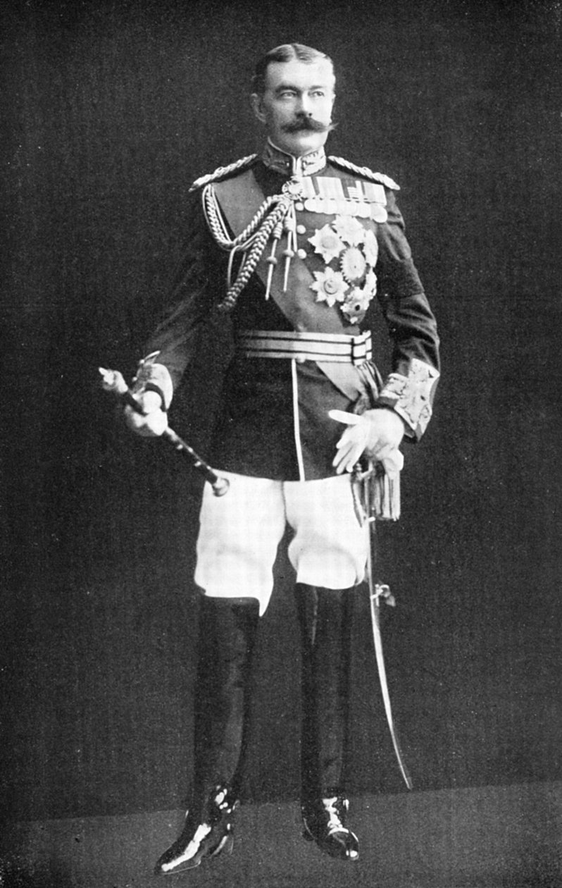 Earl Kitchener z Chartumu, urodzony w Irlandii brytyjski żołnierz i mąż stanu autorstwa Unbekannt
