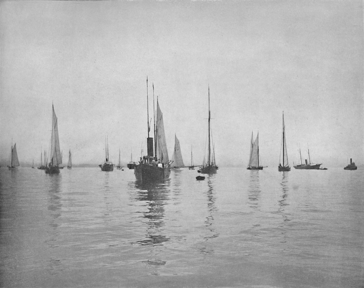 Wczesny poranek nad Zatoką Nowojorską, ok. 1897 r. autorstwa Unbekannt