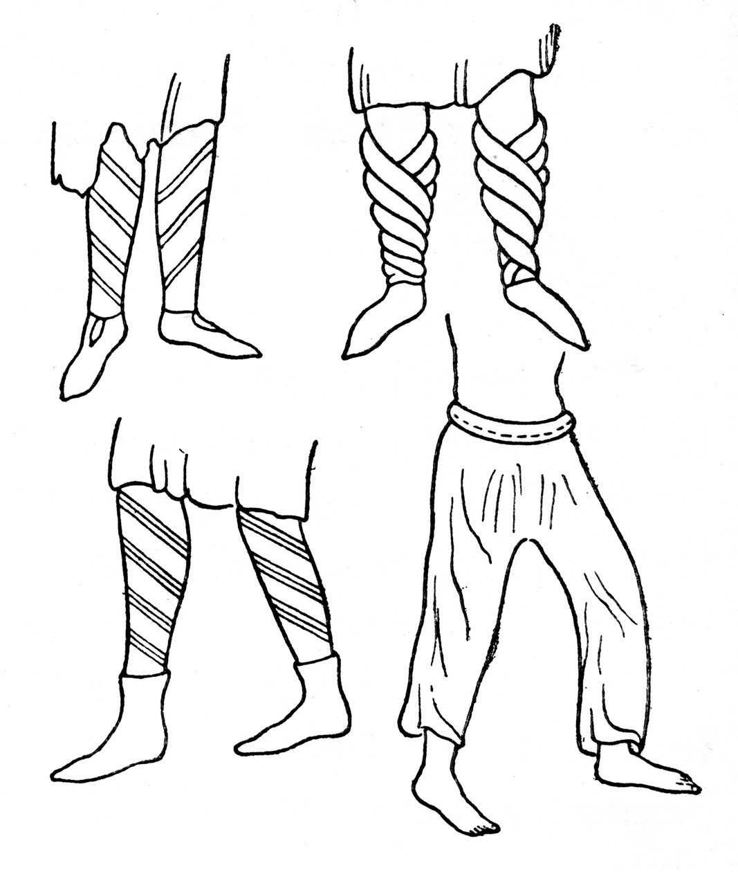 Wczesne normańskie pończochy i buty, 1910 autorstwa Unbekannt