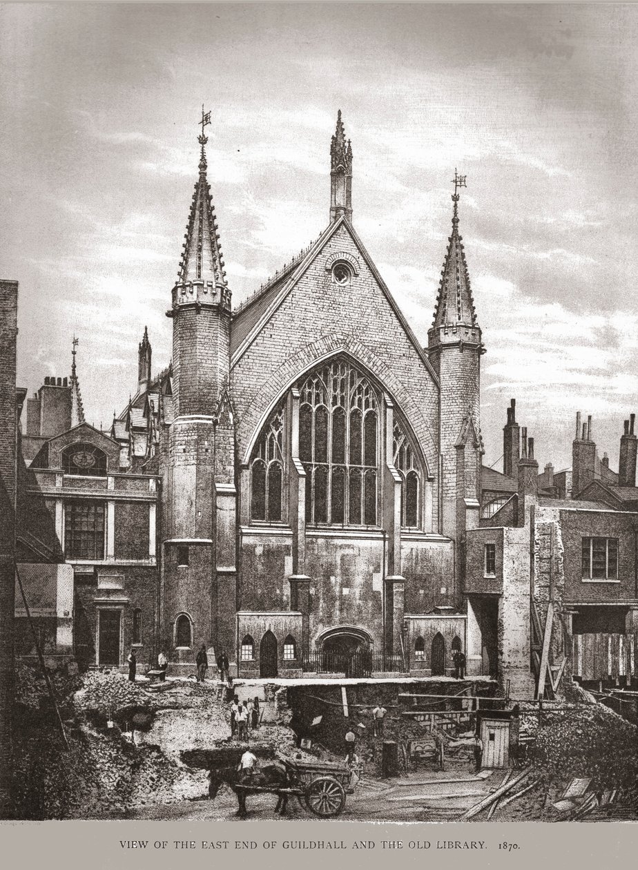 East End of Guild Hall and Library, 1870, 1886 autorstwa Unbekannt