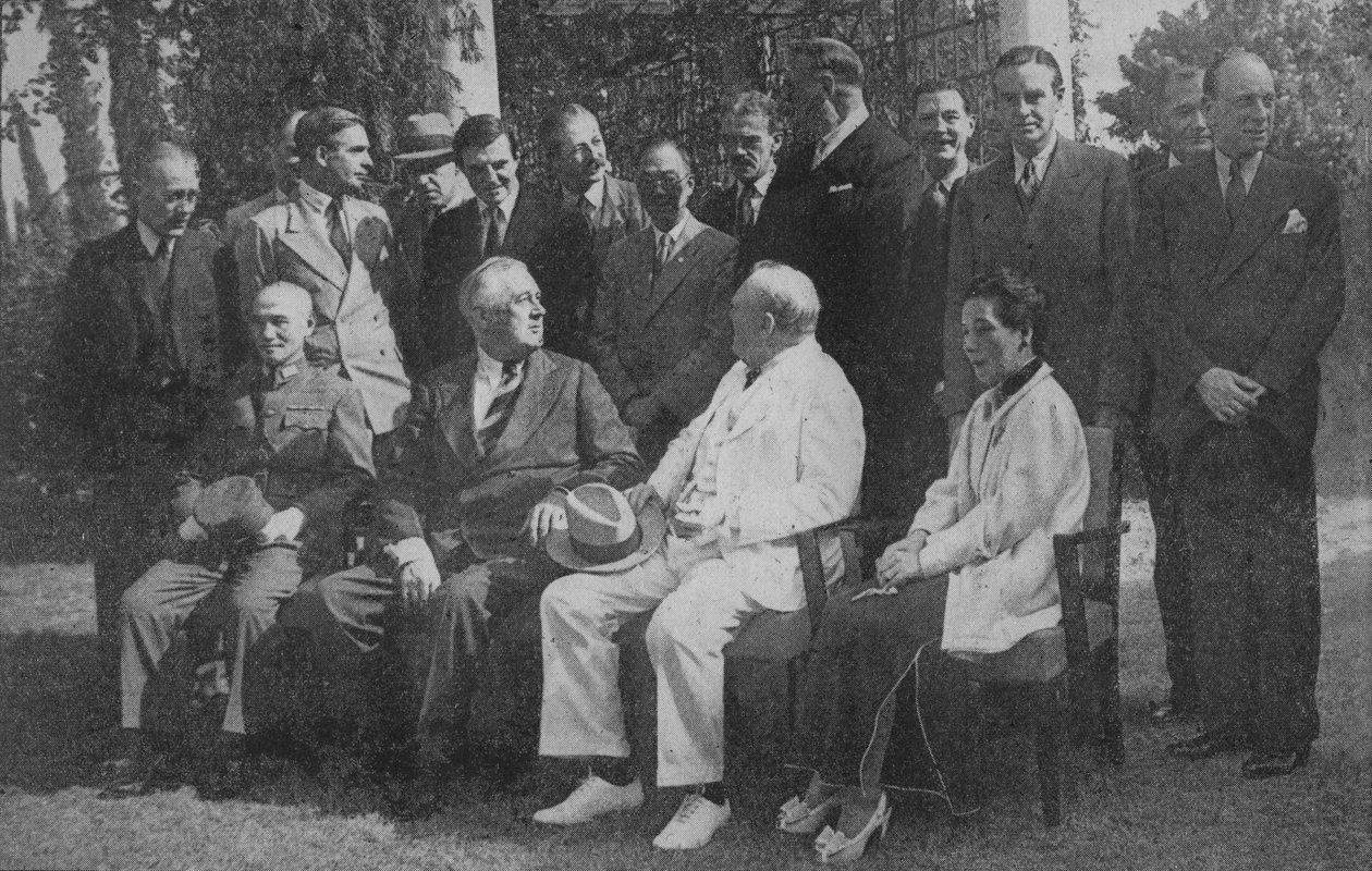Wschód spotyka Zachód na Konklawe Zwycięstwa na Pacyfiku, 1943-44 autorstwa Unbekannt