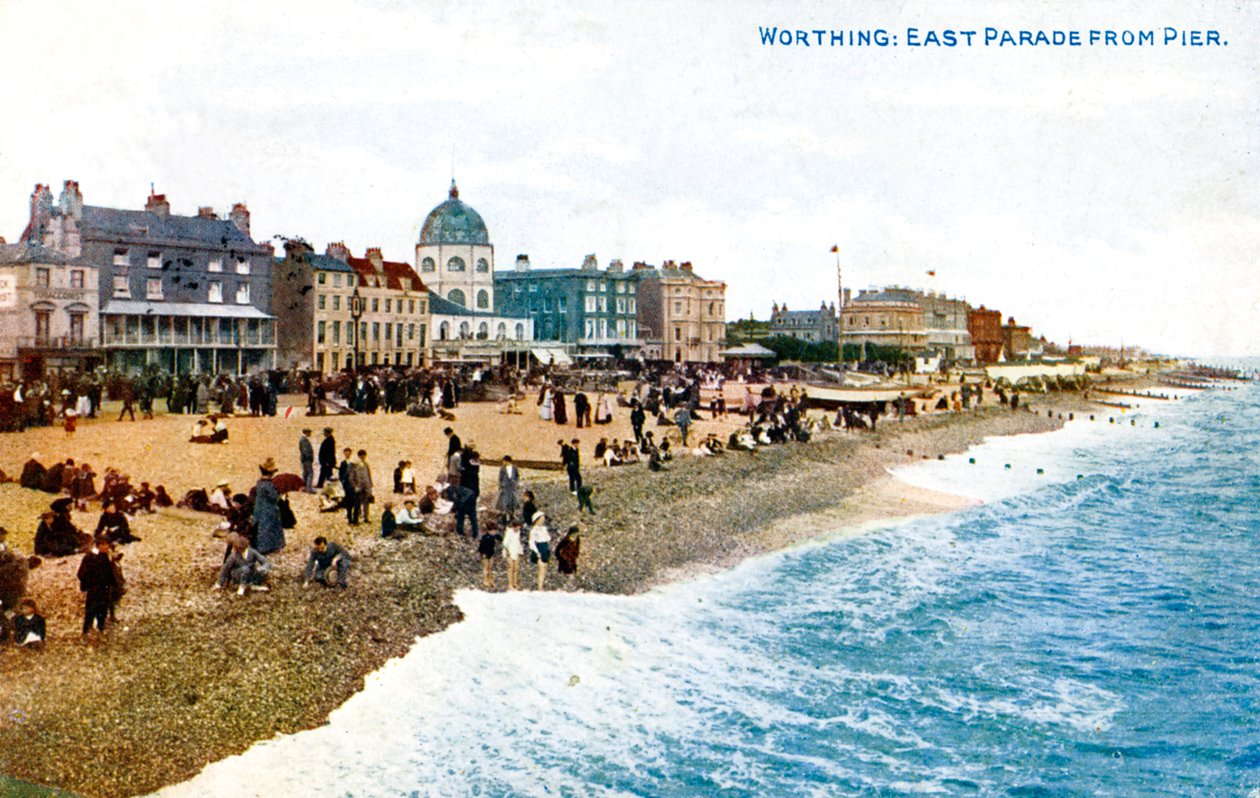 East Parade z molo, Worthing, Sussex, początek XX w. autorstwa Unbekannt