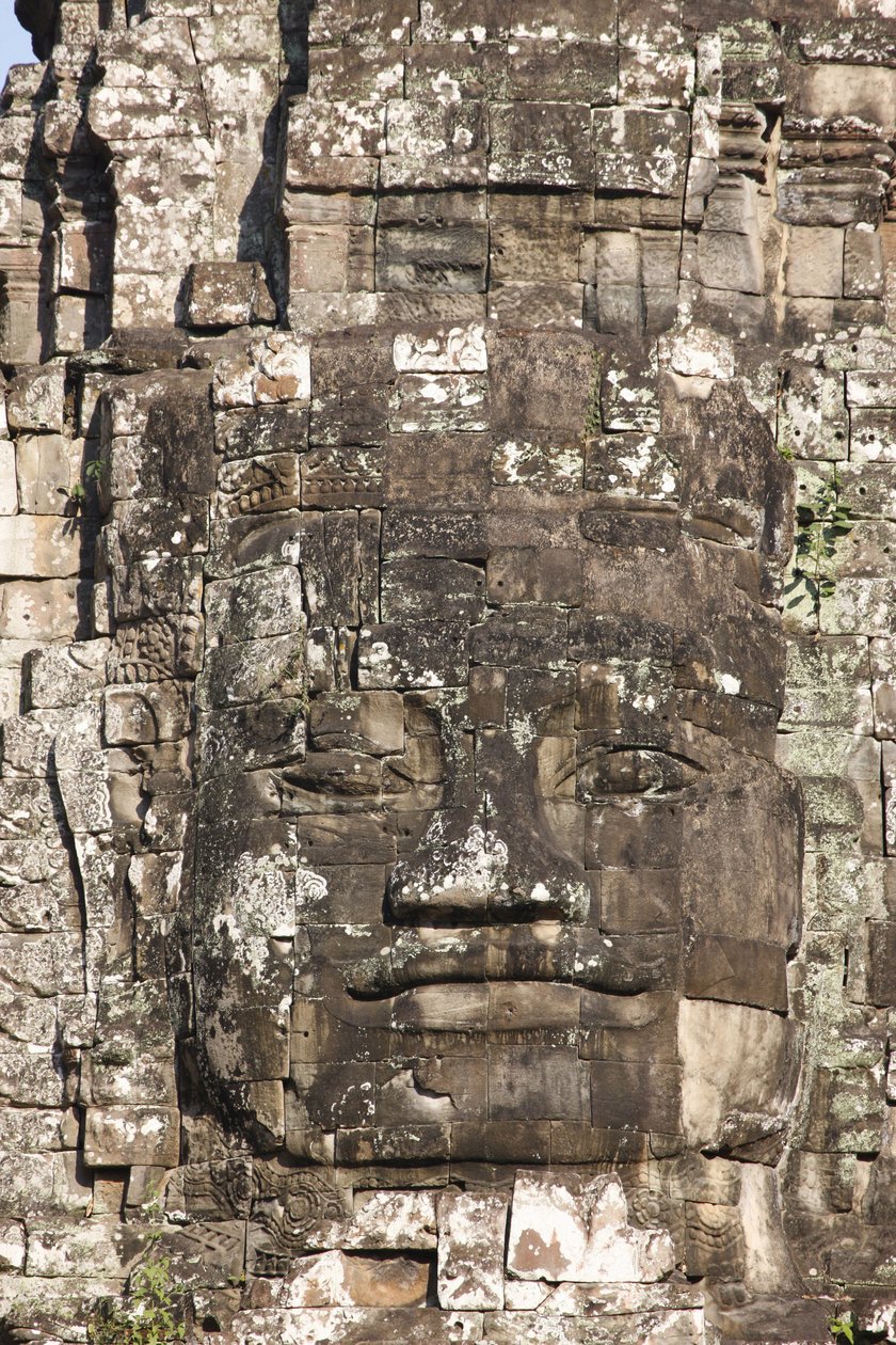 Wschodnia brama Angkor Thom, Siem Reap, Kambodża autorstwa Unbekannt